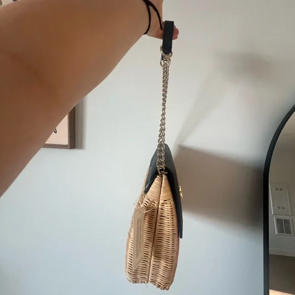 Talbots wicker shoulder bag purse spring bag NWT - Picture 5 of 10